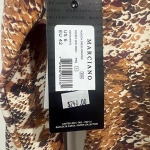 Marciano Hudson snakeskin printed dress